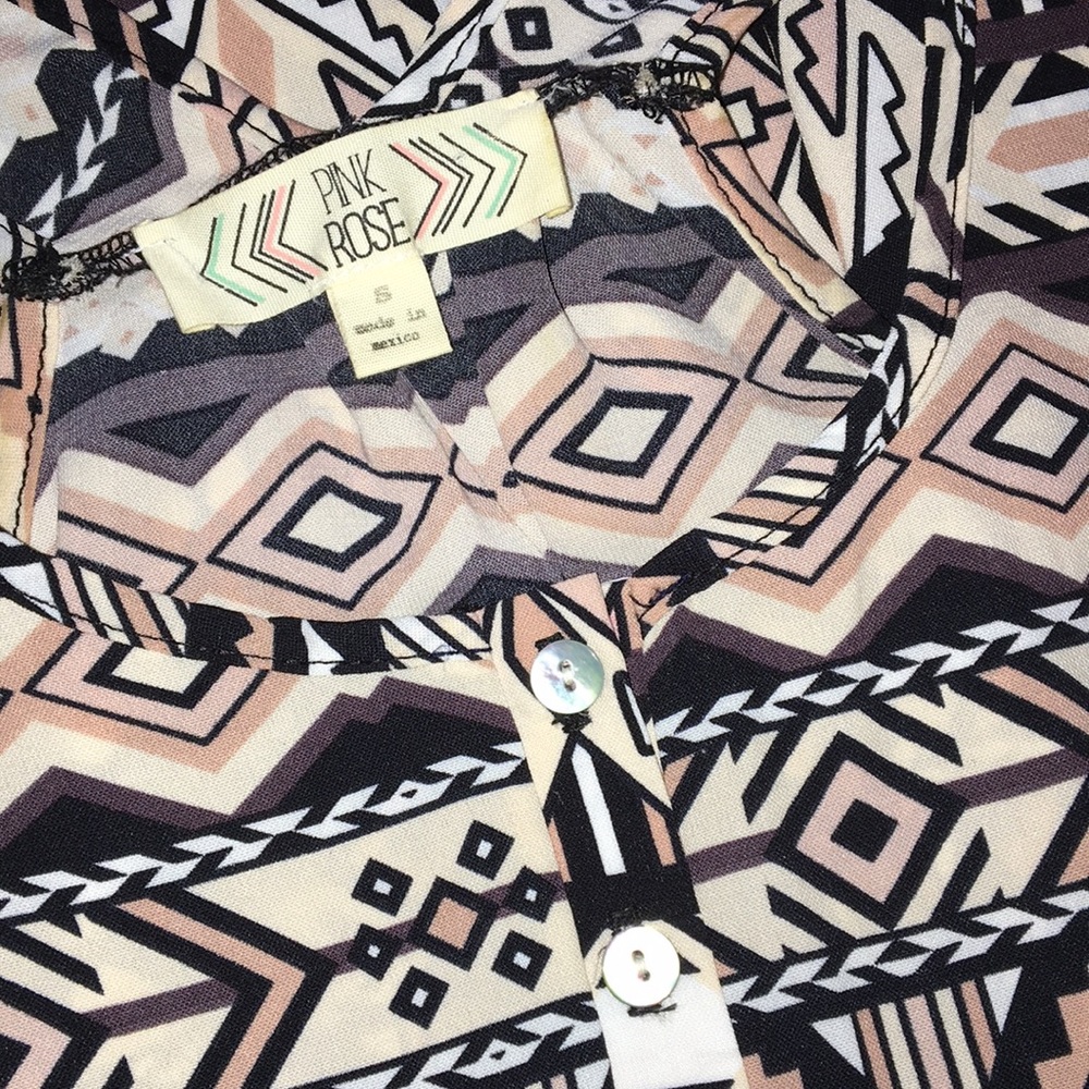 Tribal Pattern Tank Top - Picture 4 of 5